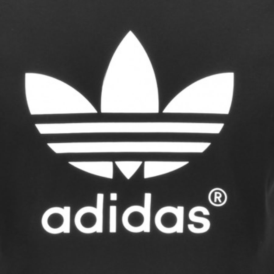 Alternative Image for Productadidas Originals Trefoil T Shirt Black3